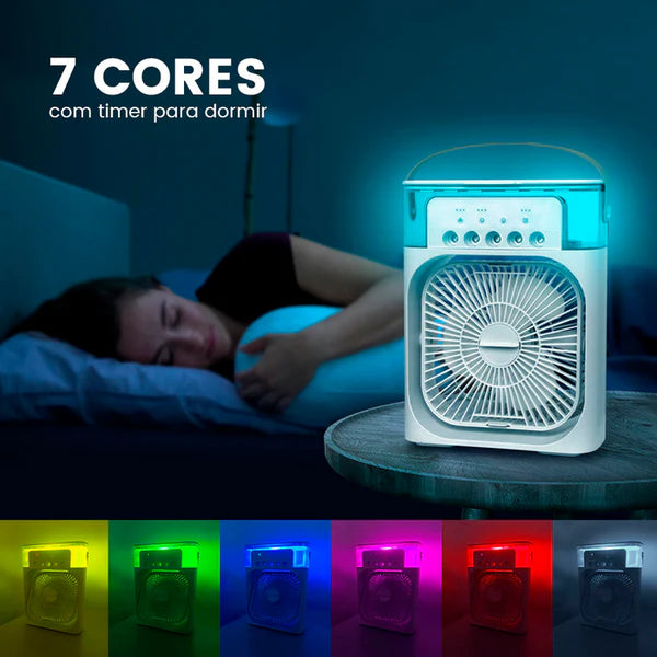 Mini Climatizador e Umidificador Portátil - FreshAir